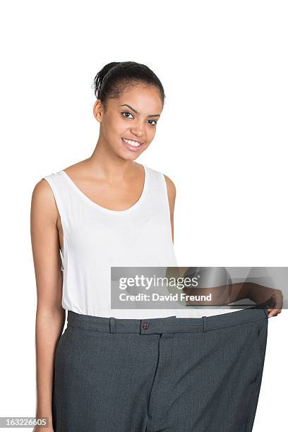 african woman weight loss - abc1 female 20 years old stock pictures, royalty-free photos & images