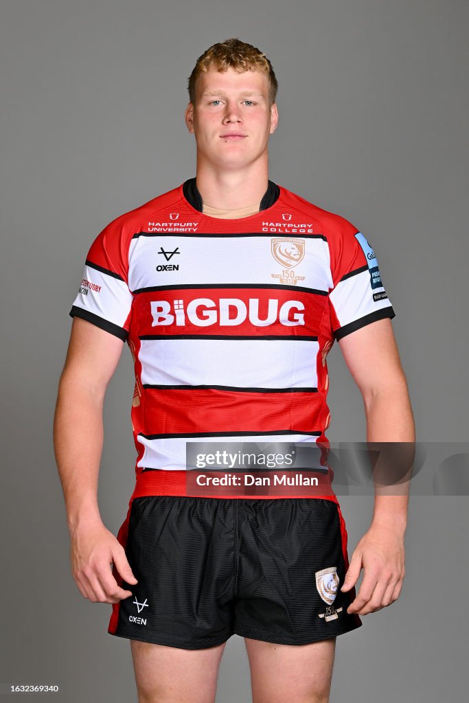 Arthur Terry Rugby Arthur Clark of Gloucester Rugby poses for a portrait during the ...