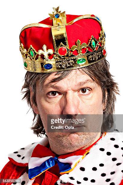 king - king royal person stockfoto's en -beelden