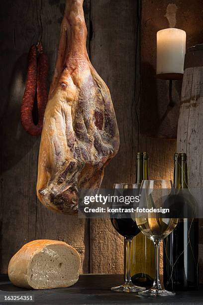 red and white wine , spanish style - iberian peninsula stock pictures, royalty-free photos & images
