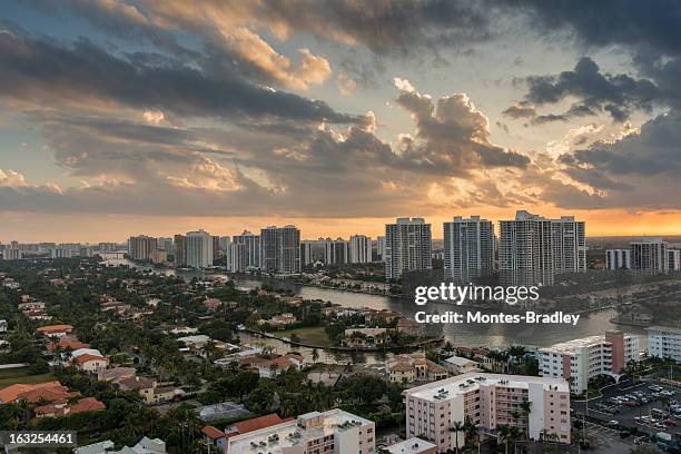 beauty and the city - hallandale beach stock pictures, royalty-free photos & images