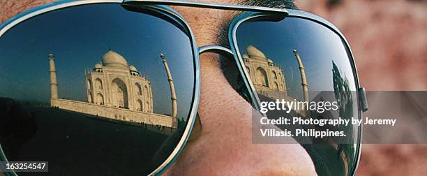 taj mahal - sunglasses reflection stock pictures, royalty-free photos & images