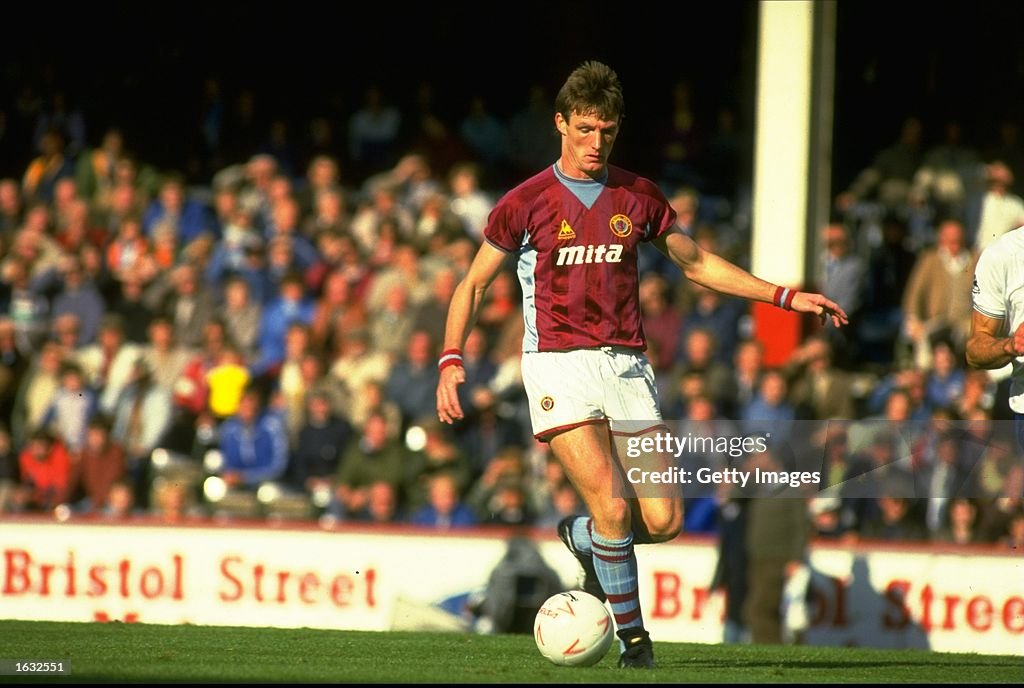 Allan Evans of Aston Villa