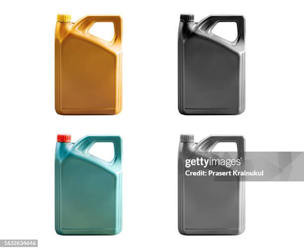 motor oil. 6 litres bottle of lubricant oil. - canister stock pictures, royalty-free photos & images