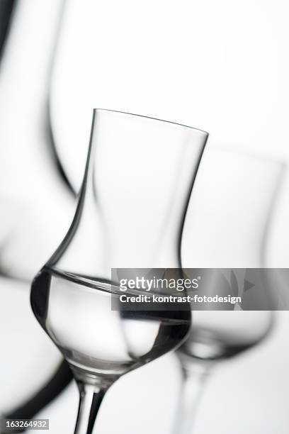 glass of grappa, fruit brandy - grappa stock pictures, royalty-free photos & images