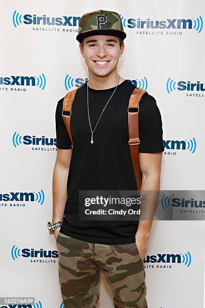 Recording artist Jake Miller visits the SiriusXM Studios on March 6, 2013 in New York City.