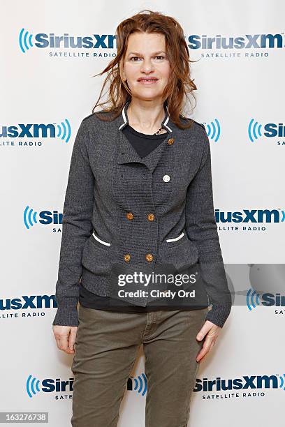 Actress/ comedienne Sandra Bernhard visits the SiriusXM Studios on March 6, 2013 in New York City.