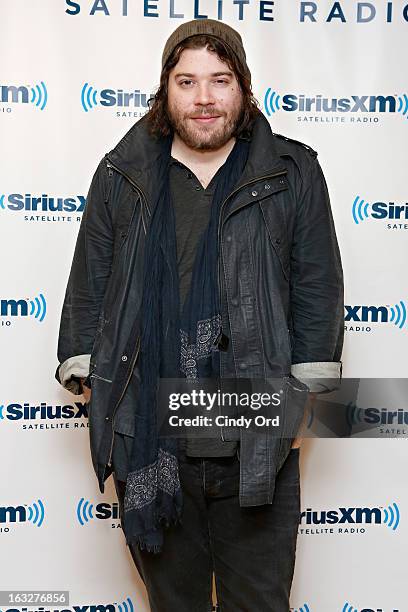 Singer Josh Krajcik visits the SiriusXM Studios on March 6, 2013 in New York City.