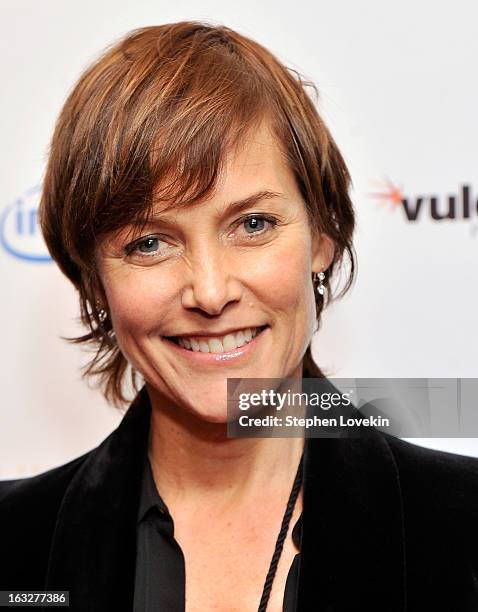 Actress Carey Lowell attends the "Girl Rising" premiere at The Paris Theatre on March 6, 2013 in New York City.