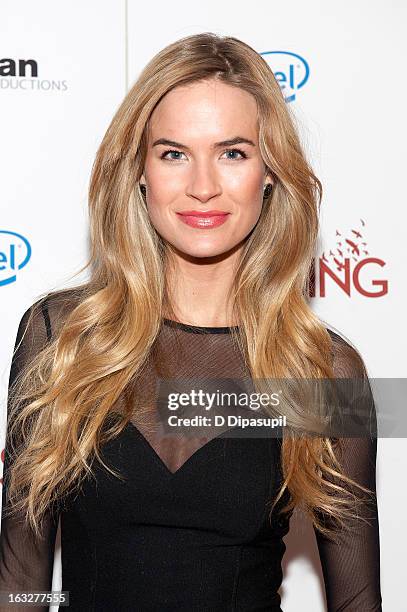 Alice Callahan attends the "Girl Rising" premiere at The Paris Theatre on March 6, 2013 in New York City.