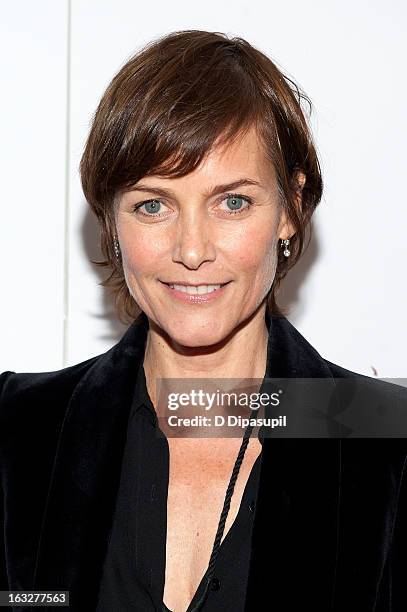 Carey Lowell attends the "Girl Rising" premiere at The Paris Theatre on March 6, 2013 in New York City.