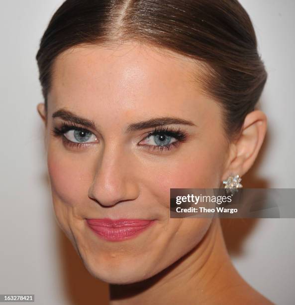 Allison Williams attends the "Girl Rising" premiere at The Paris Theatre on March 6, 2013 in New York City.