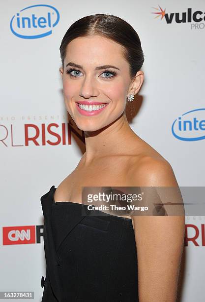 Allison Williams attends the "Girl Rising" premiere at The Paris Theatre on March 6, 2013 in New York City.