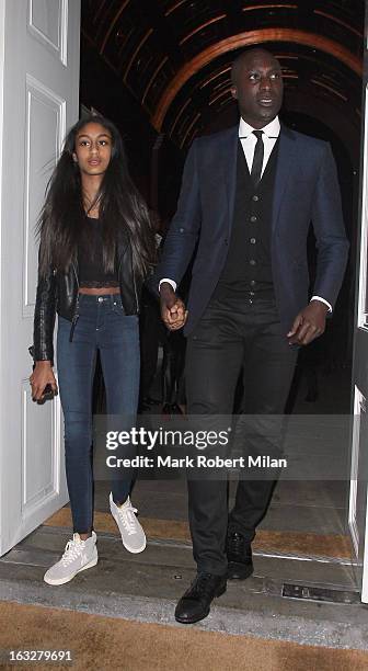 Ozwald Boateng at Sketch restaurant on March 6, 2013 in London, England.