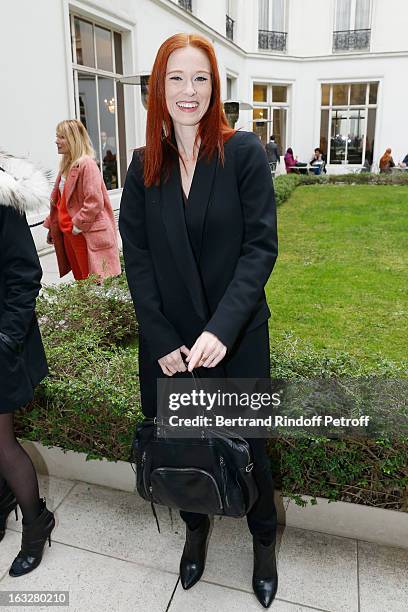 Audrey Fleurot attends the Jitrois Fall/Winter 2013 Ready-to-Wear show as part of Paris Fashion Week on March 6, 2013 in Paris, France.