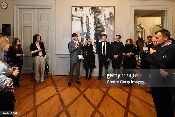 His Excellency Mr. Nicolas Niemtchinow, France Ambassador to Switzerland, Franca Sozzani, Vogue Italia Editor in Chief, Thierry Metroz, Head of...