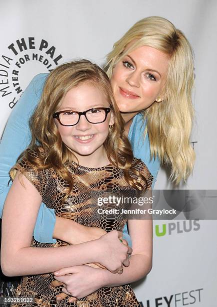 Actress Georgia King and Actress Bebe Wood attends the 30th Annual PaleyFest: The William S. Paley Television Festival Honors The New Normal held at...