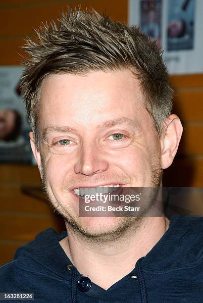 Top Chef" all-star winner Richard Blais signs copies of his new book "Try This At Home: Recipes From My Head To Your Plate" at Barnes & Noble 3rd...