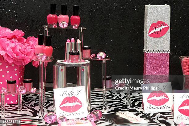 Atmosphere at the launch party for VH1's "Love & Hip Hop" Star Erica Mena new cosmetic line "Lady J Cosmetics" at Heaven's Makeup Bar on March 6,...