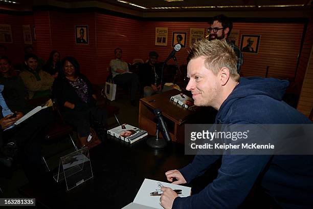 Top Chef All-Star winner Richard Blais signs copies of his new book "Try This At Home: Recipes From My Head To Your Plate" at Barnes & Noble 3rd...
