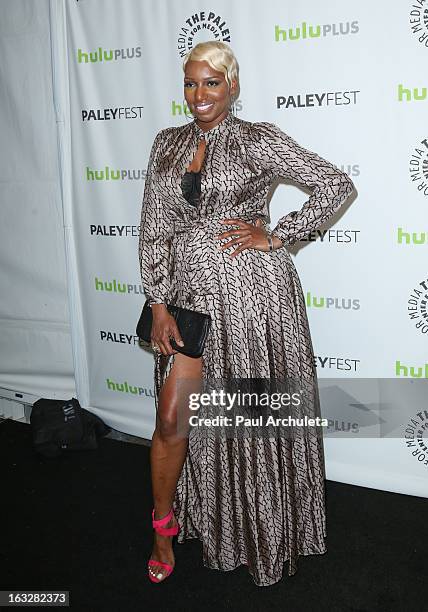 Actress NeNe Leakes attends the 30th annual PaleyFest featuring the cast of "The New Normal" at Saban Theatre on March 6, 2013 in Beverly Hills,...