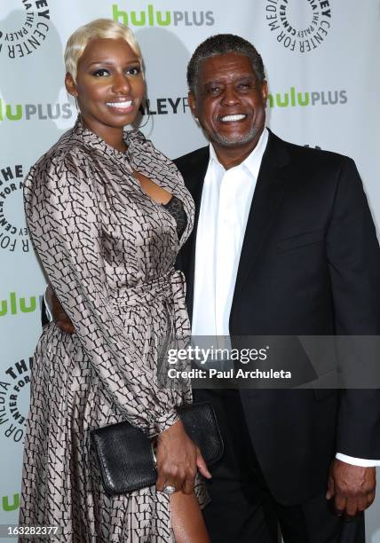 Actress NeNe Leakes and her husband Gregg Leakes attend the 30th annual PaleyFest featuring the cast of "The New Normal" at Saban Theatre on March 6,...