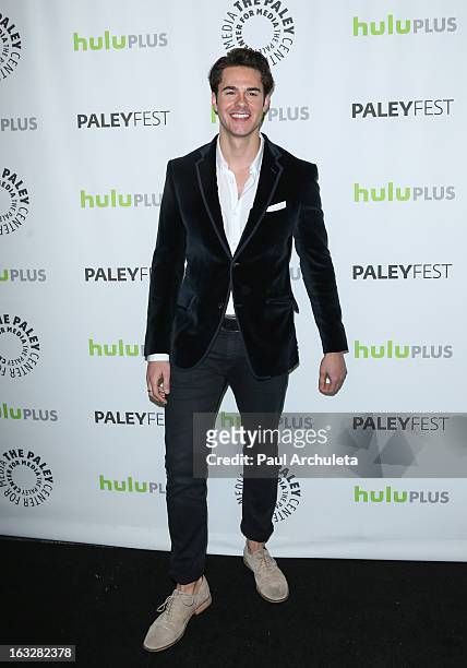 Actor Jayson Blair attends the 30th annual PaleyFest featuring the cast of "The New Normal" at Saban Theatre on March 6, 2013 in Beverly Hills,...