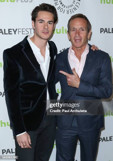 Actor Jayson Blair and Producer Dante Di Loreto attend the 30th annual PaleyFest featuring the cast of "The New Normal" at Saban Theatre on March 6,...