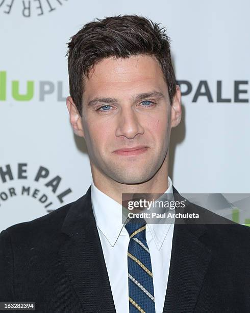 Actor Justin Bartha attends the 30th annual PaleyFest featuring the cast of "The New Normal" at Saban Theatre on March 6, 2013 in Beverly Hills,...