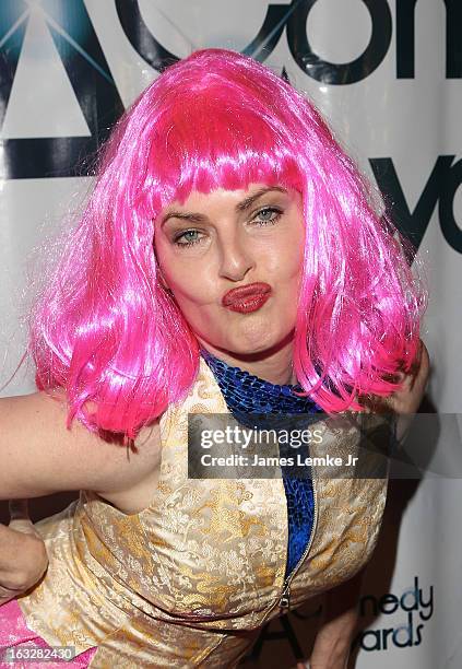 Janet Tracy Keijser attends the 4th Annual LA Comedy Awards held at the M Bar on March 6, 2013 in Hollywood, California.