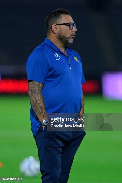 Antonio Mohamed, head coach of Pumas, looks on prior the 5th round match between FC Juarez and Pumas UNAM as part of the Torneo Apertura 2023 Liga MX...