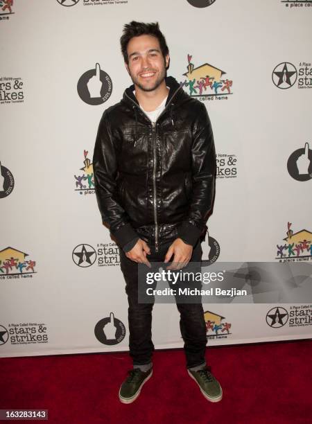 Pete Wentz attends the 7th Annual "Stars and Strikes" Celebrity Bowling And Poker Tournament Benefiting A Place Called Home at PINZ Bowling &...