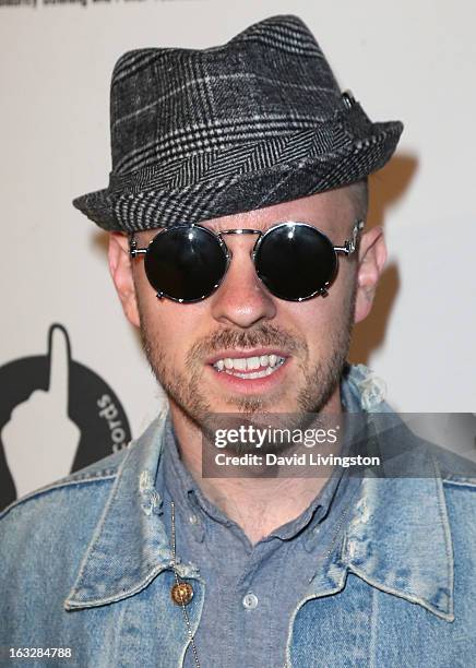 Musician Wallpaper attends the 7th Annual "Stars & Strikes" Celebrity Bowling and Poker Tournament benefiting A Place Called Home at PINZ Bowling &...