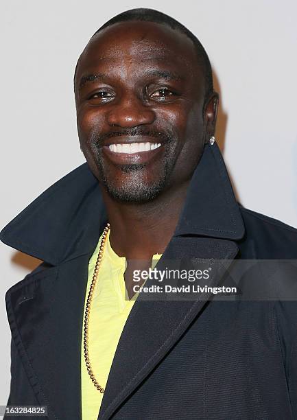 Recording artist Akon attends the 7th Annual "Stars & Strikes" Celebrity Bowling and Poker Tournament benefiting A Place Called Home at PINZ Bowling...