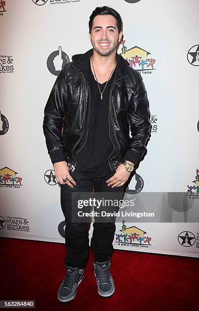 Recording artist Colby O'Donis attends the 7th Annual "Stars & Strikes" Celebrity Bowling and Poker Tournament benefiting A Place Called Home at PINZ...