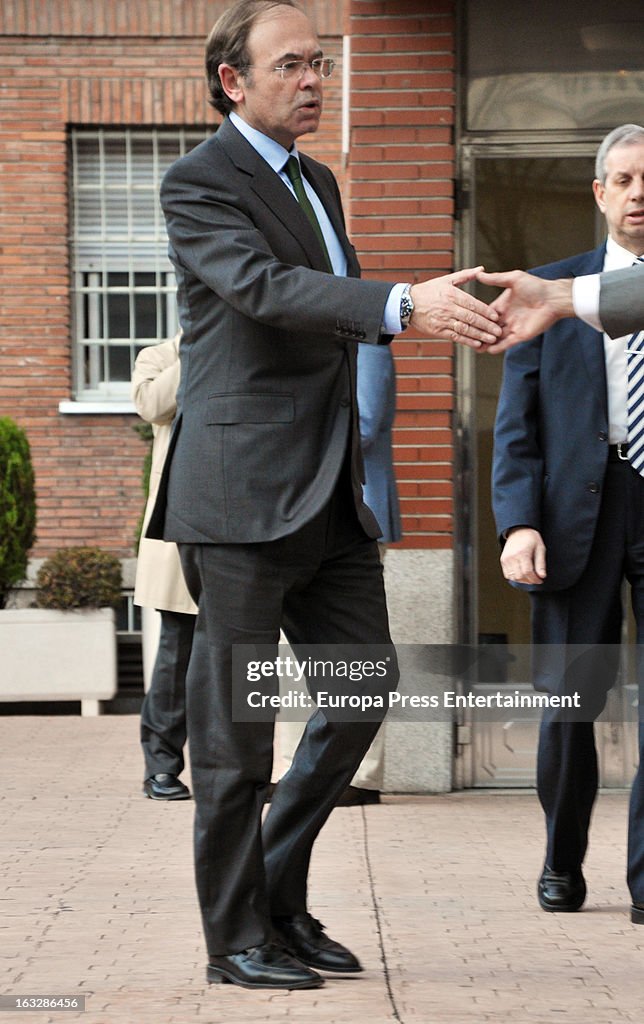 Spanish Royals Visits King Juan Carlos At Hospital