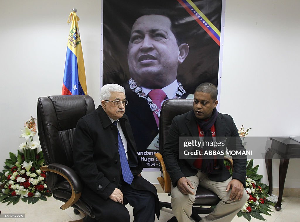 PALESTINIAN-VENEZUELA-POLITICS-CHAVEZ