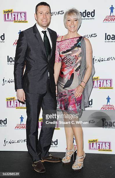 Max Rushden and Helen Chamberlain attend the Loaded LAFTA's at Sway on March 7, 2013 in London, England.