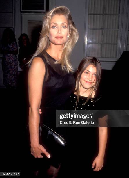 Actress Heather Thomas and Shauna Brittenham attend the Second Annual Environmental Media Awards on September 23, 1992 at Sony Pictures Studios in...