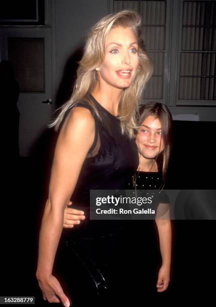 Actress Heather Thomas and Shauna Brittenham attend the Second Annual Environmental Media Awards on September 23, 1992 at Sony Pictures Studios in...