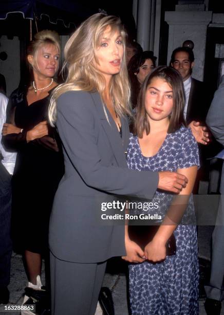 Actress Heather Thomas and Stepdaughter Shauna Brittenham attend the Third Annual Environmental Media Awards on September 27, 1993 at 20th Century...