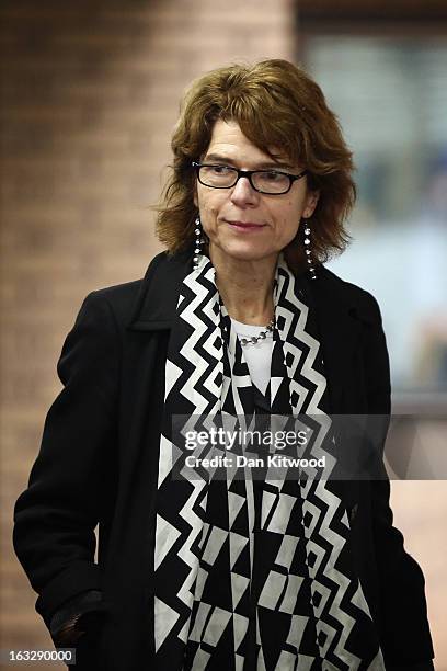 Vicky Pryce, ex-wife of Chris Huhne, leaves Southwark Crown Court after being found guilty of perverting the course of justice, on March 7, 2013 in...