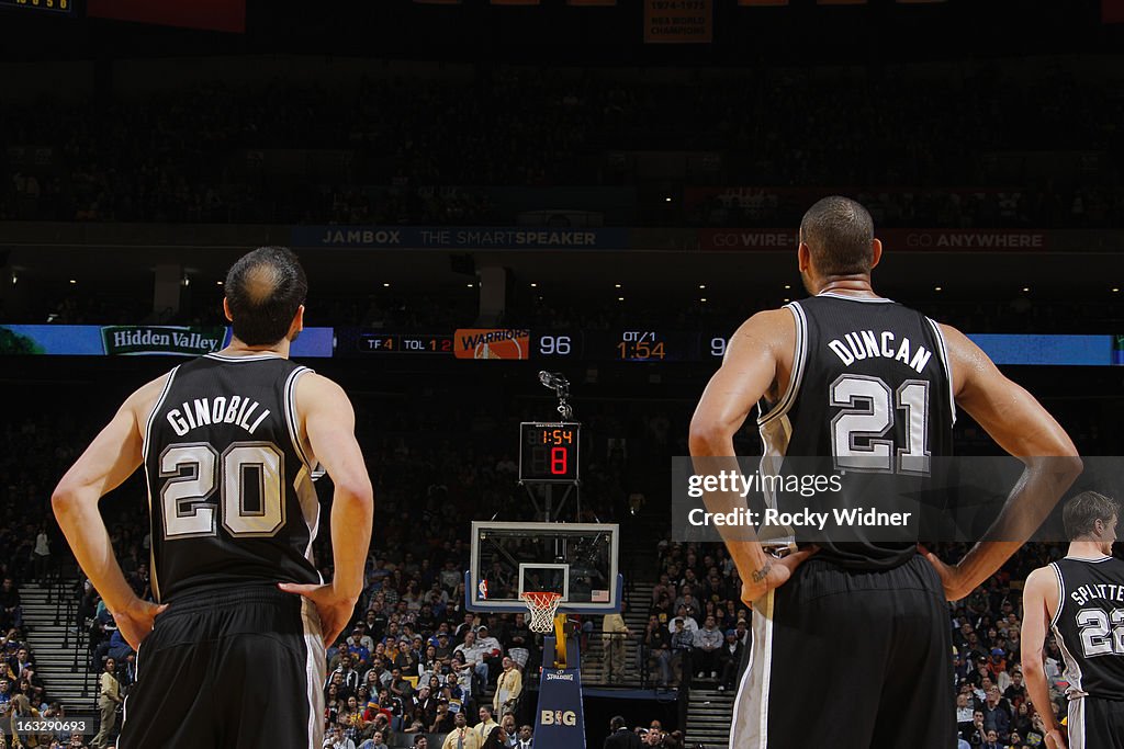 San Antonio Spurs v Golden State Warriors