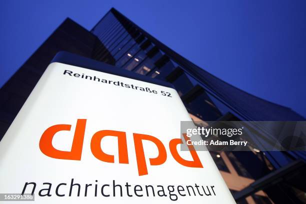 The offices of the German news agency dapd are pictured on March 7, 2013 in Berlin, Germany. The country's second-largest news agency, dapd, was...