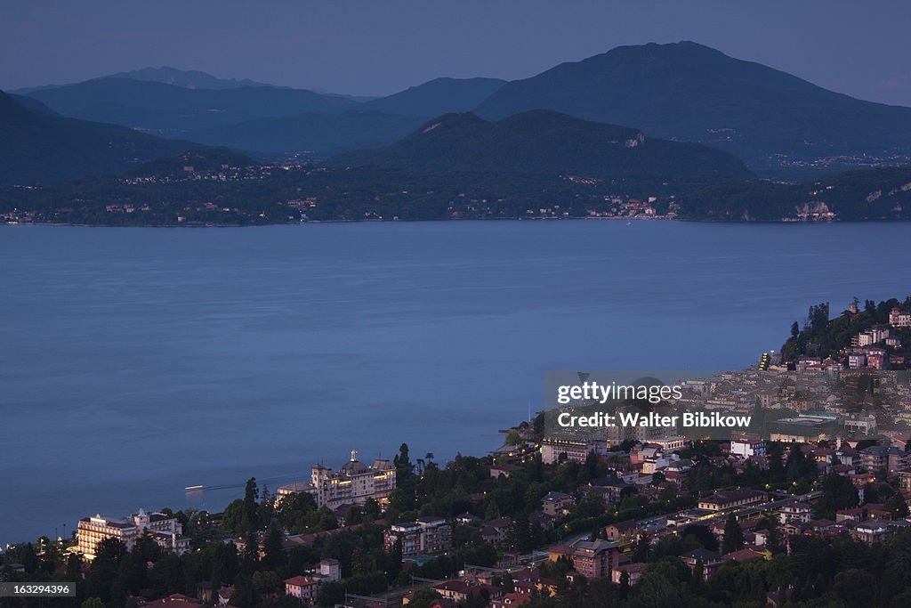 Piedmont, Italy, Town View