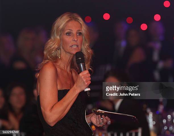 Presenter Ulrika Jonsson hosts Dancing for United, a ballroom dancing event in aid of the Manchester United Foundation, at Old Trafford on March 7,...