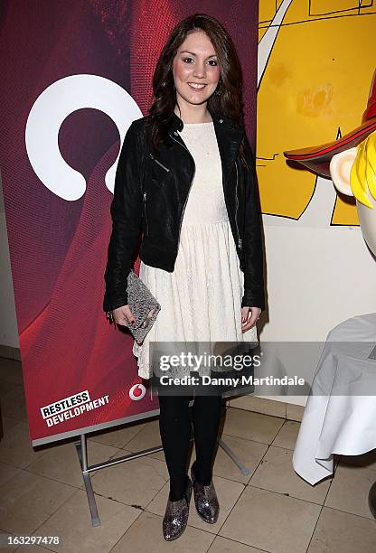 Laura Tobin attends The Ultimate News Quiz 2013 for Action for Children and Restless Development at Quaglino's on March 7, 2013 in London, England.