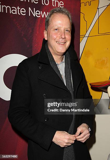 Julian Worricker attends The Ultimate News Quiz 2013 for Action for Children and Restless Development at Quaglino's on March 7, 2013 in London,...