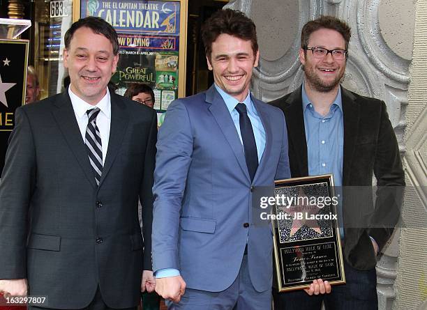 James Franco Honored With Star On The Hollywood Walk Of Fame, Nachrichtenfoto