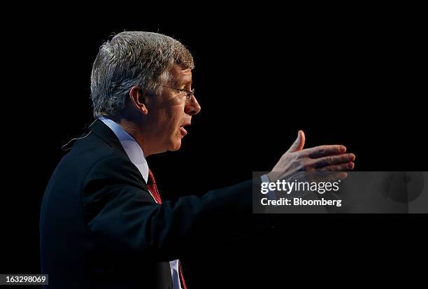 Daniel B. Poneman, U.S. Deputy secretary of energy, speaks at the 2013 IHS CERAWeek conference in Houston, Texas, U.S., on Thursday, March 7, 2013....